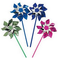 6.5" dia. Large Paradise Pinwheels w/ Logo, Assort Colors